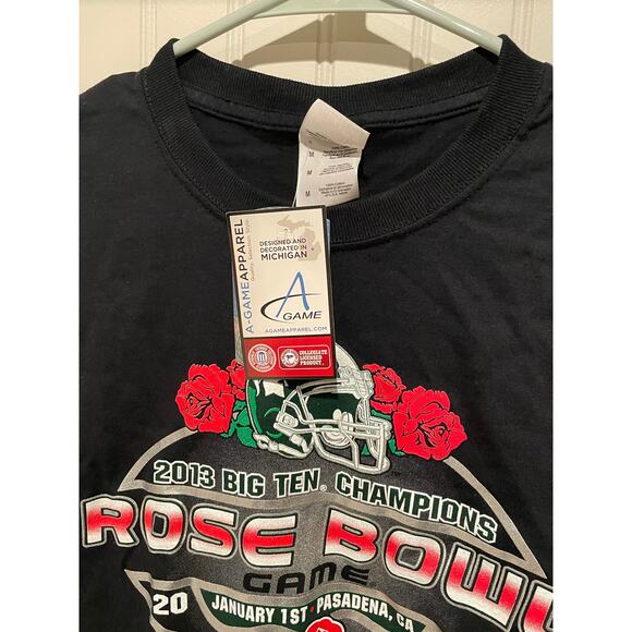 2013-2014 MSU big ten champions rose bowl game Pasadena size medium - Picture 4 of 5